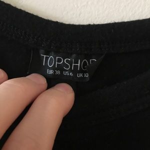 Topshop Tops - TopShop Crop Black Muscle Tank Topshop Tops - TopShop Crop Black Muscle Tank